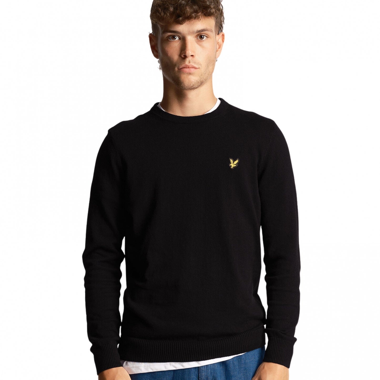 Maglione Lyle e Scott Crewneck Cotton Merino Jumper