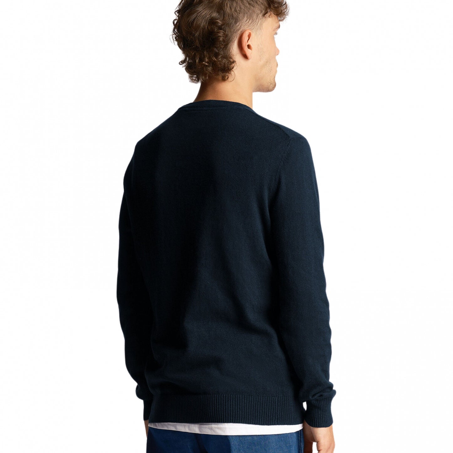 Maglione Lyle e Scott Crewneck Cotton Merino Jumper